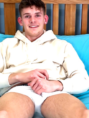 Hot twinks porn pics - Young Straight Rugby Player Pumps his Tight Hole & Wanks his Uncut Cock & Squirts a Load of Cum!