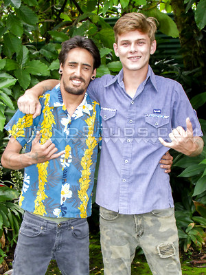 Hot gay album pics Jerkin' Best Bros: Fat Dick Jeffrey & Hapa Hawaiian Dad Akamai Work, Pee x2, and Shoot Loads Together in Hawaii!
