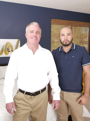 Gay sex pics with Angel Ferrari and Dale Savage