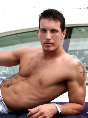 Hot gay album pics Straight Muscle Hunk Showing Off Huge Dick On Boat