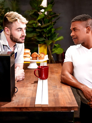 Gay sex pics with Adrian Hart, Michael Boston bareback fuck