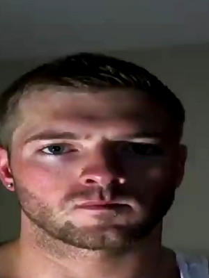 Hot gay sex pics with Sean Holmes Chokes His Cock To Cum.