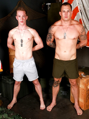 Hot gay album pics Brock Dives in Noah's Hole