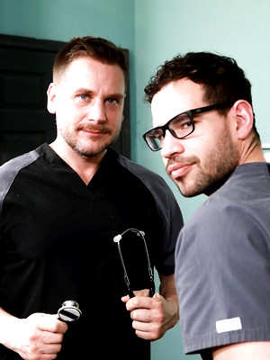 Gay sex pics with Uncut Exam Room