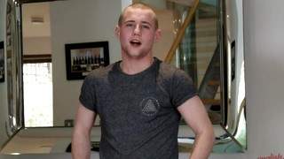 Free gay sex with Young Straight Stud Ned Shows off his Muscular Body