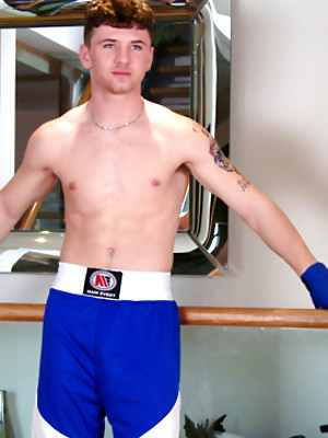 Hot gay sex pics with Straight Young Boxer Mitch