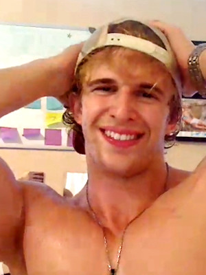 Gay pics of Stunning Muscle Blond Jock