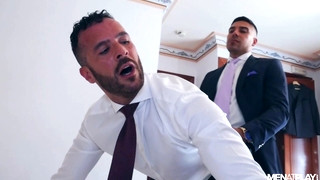 Check new gay sex scene with Suited Handyman