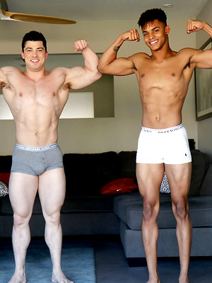 Gay sex pics with Ian Borne Fucks Collin Simpson For His Gay Porn Debut