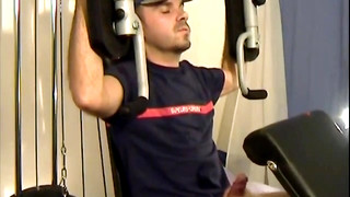 Check new gay sex scene with French Firefighter get Wanked his Big Cock by us despite of him !