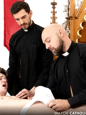 Gay sex pics with Altar Boy Grant Vol. 1. Title: Sacred Altar Boy Training
