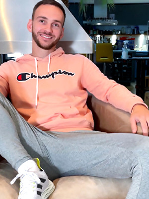 Gay porn pics Young, Straight & Lean Lad Wanks his Huge Uncut Cock & Shoots a Big Load of Cum all over the Place!