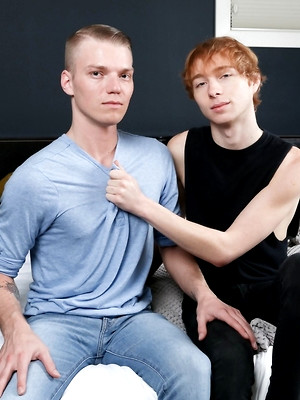 Cute uncut gay boys - Skinny gay boy Kyle Brant and his sexy buddy Dylan Hart flip flop fuck