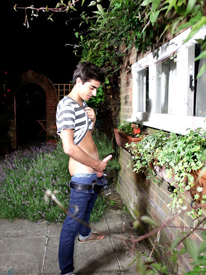 Gay boys pics - Leo Marco strokes dick