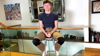 Gay porn video Young Handsome Teen gets Manhandled & his Hard Uncut Cock Shoots Cum!