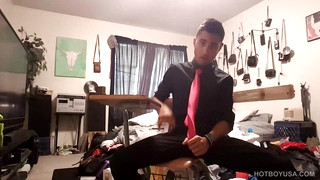 Check new gay sex scene with Hung Twink Lucas Stroking Cock