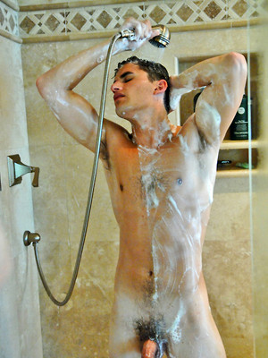 Hot gay album pics Noah River jerking off dick