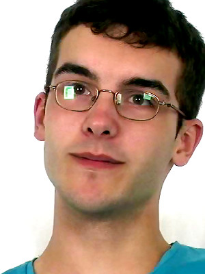 Free gay porn pics with Brunnete boy Olivier strokes his uncut dick