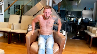 XXX Gay clips contains Straight Ripped Stud Performs Naked Jumping Jacks & Wanks his Throbbing Hard Erection & Cums!