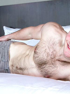 Free gay xxx pics with New Hairy Swimmer Aaron Dickson