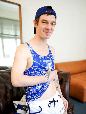 Hot gay album pics Aussie boy Cody gets horny trying on underwear