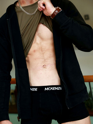 Gay sex pics with Young Teenage Athlete Callem Shows off his Muscular and Ripped Physique and Massive Uncut Cock!