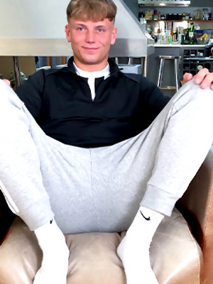 Gay pics of Straight Cameron Shows off his Lean Tanned Body & Wanks his Uncut Cock & Fires a Load of Jizz!