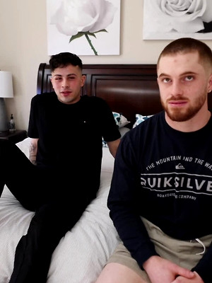 Free gay porn pics with Dustin Hazel & Franco Styles Pre-Fuck Interview