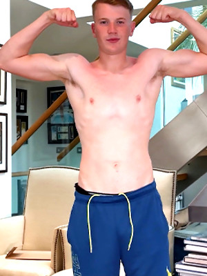 Free gay xxx pics with Young Straight Teen Wanks his Big Meaty Uncut Cock & Squirts loads of Cum Everywhere!