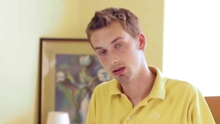 Gay porn video Skinny boy Lawrence masturbates