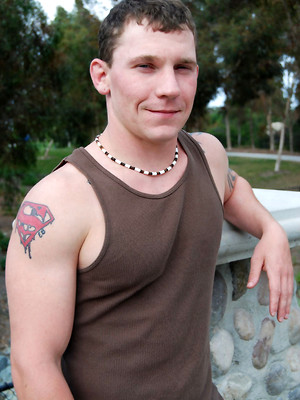 Gay sex pics with Chad's send-off solo