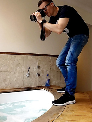 Hot gay album pics Dylan met American porn star Billy for an afternoon in the hot tub