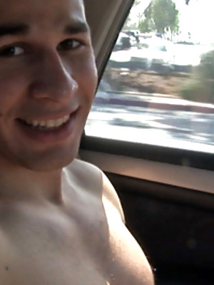 Gay sex pics with Andres is definitely uninhibited. He has no problems getting naked in the car or anywhere else for that matter. In fact, when we were goofing off in t