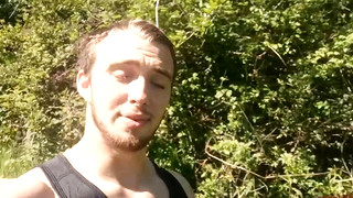 Check new gay sex scene with Straight Young Horny Lad Finn Wanks his Uncut Cock in the Countryside & Shoots his load!