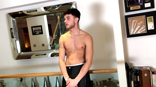 Gay Straight porn video Young Toned Footballer Wanks his Hard Uncut Cock & Squirts a Load of Cum Everywhere!