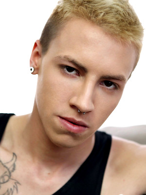 Gay boys pics - Jonny B. Good jacking off  uncut dick