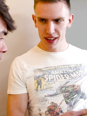 Cute uncut gay boys - Andy Taylor and Mason Dean stick their raw dicks in each other's ass