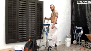 XXX Gay clips contains Parole: Officer Jesse Jackman pounds the ass of parolee Lorenzo Flexx