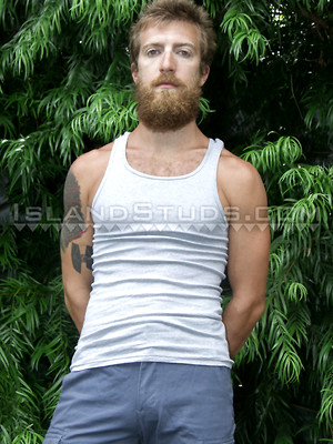 Free gay xxx pics with Ripped Bearded Daniel is BACK! - Rugged Mountaineer Pees Hard, Opens Hole, Works & Milks his Towering Belly Slapper!