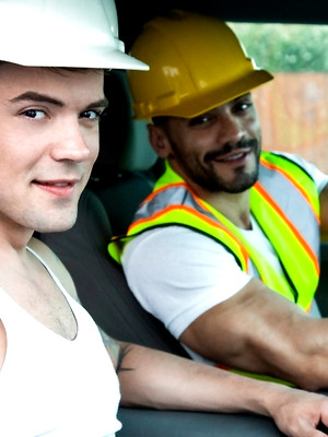 Free gay porn pics with The Foreman's Son