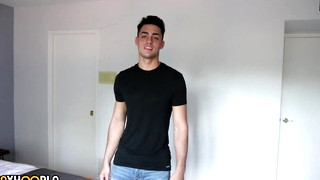 XXX Gay clips contains NEW Jock Nick Harper Jerks His COCK
