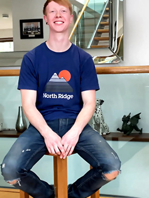 Gay porn pics Straight Young Lucas Wanks his Big Long Uncut Cock & Squirts a Load of Cum all over Himself!