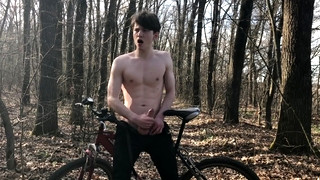 Gay Amateurs porn video Horny Teenager and Hot Trip by Bicycle ! 1 - TRIP. 2 - CUMSHOT ! / BIG DICK
