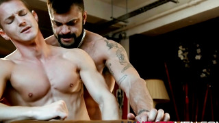 Check new gay sex scene with Darius Ferdynand and Rogan Richards fuck