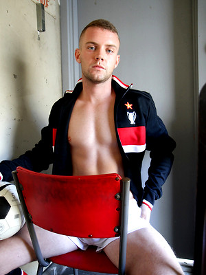 Free gay xxx pics with Danny Johnston showing off his thick Scottish cock