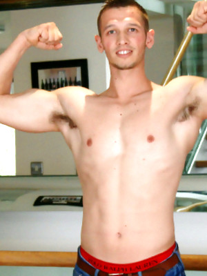 Hot gay album pics Young & Muscular Straight Lad Clayton Wanks