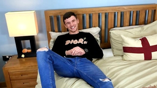 XXX Gay clips contains Straight Boxer Pumps his Hairy Hole with 3 Dildos & his Hard Uncut Cock Squirts a Massive Load!