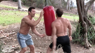 Gay porn video Brandon and Shaw Bareback