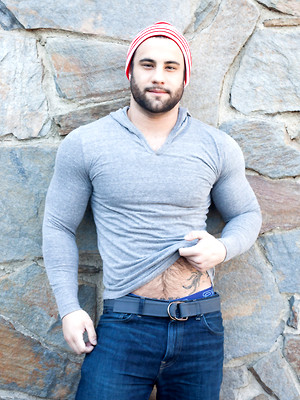 Free gay porn pics with Dex Hammer shows his muscle cock