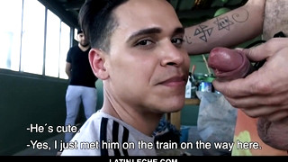 Gay porn video Scruffy Stud Joins a Gay-For-Pay Porno